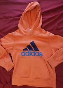 Orange Kids Adidas Hoodie